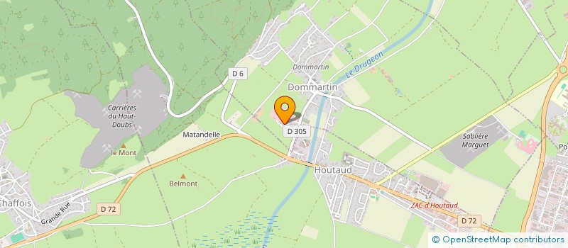 localisation de l'entreprise BG INVEST  DOMMARTIN