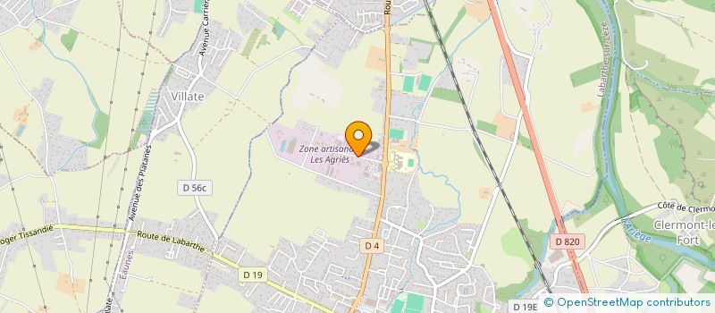 localisation de l'entreprise BG INVEST  LABARTHE-SUR-LEZE