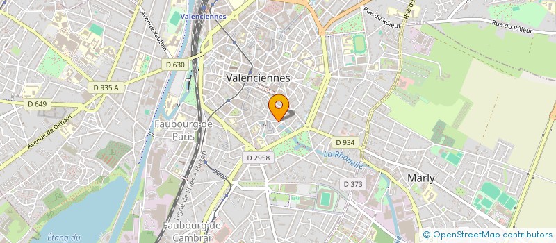 localisation de l'entreprise BG INVEST  VALENCIENNES