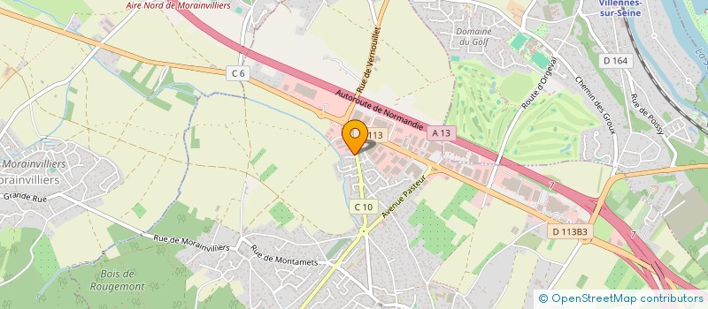 localisation de l'entreprise BG INVEST  ORGEVAL