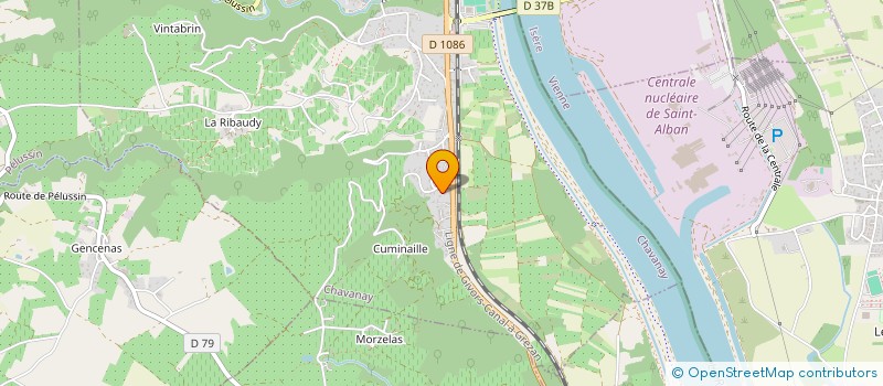 localisation de l'entreprise BG INVEST  CHAVANAY