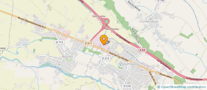 localisation de l'entreprise BG INVESTISSEMENTS 2  SOUMOULOU