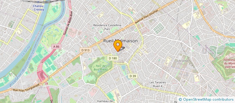 localisation de l'entreprise BG INVESTISSEMENTS à RUEIL-MALMAISON