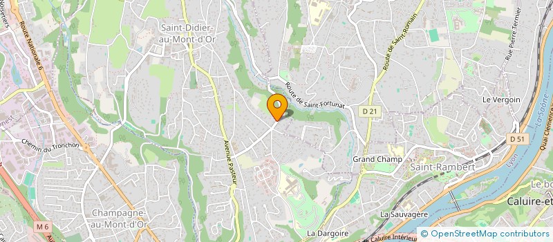 localisation de l'entreprise BG INVESTISSEMENTS  SAINT-DIDIER-AU-MONT-D'OR