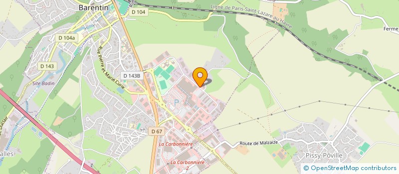 localisation de l'entreprise BG INVESTISSEMENTS  BARENTIN