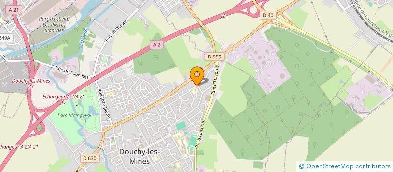 localisation de l'entreprise BG LA RHONELLE à SAINT-MARTIN-SUR-ECAILLON