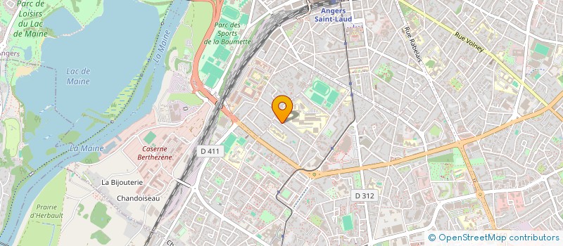 localisation de l'entreprise BG LOC à ANGERS