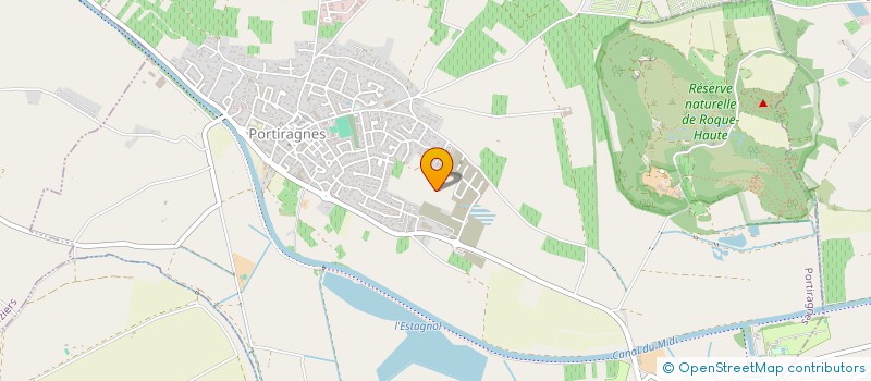 localisation de l'entreprise BG LOC à PORTIRAGNES