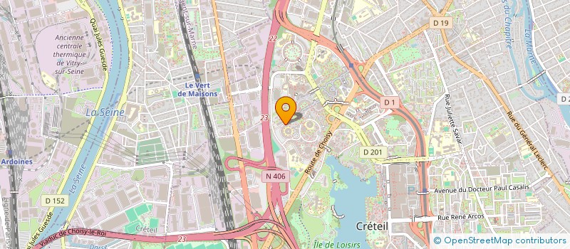 localisation de l'entreprise BG LOC  CRETEIL