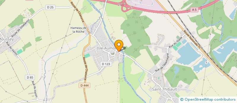 localisation de l'entreprise BG MACONNERIE  ISLE-AUMONT