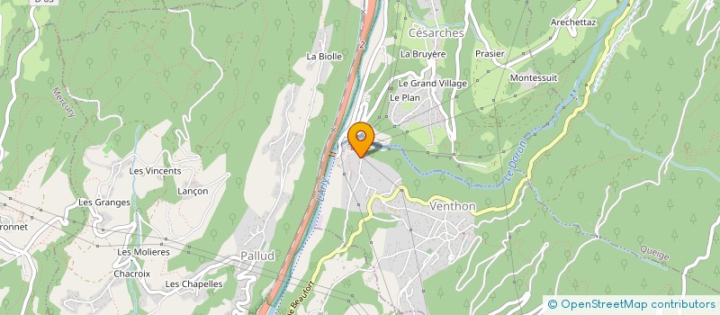 localisation de l'entreprise BG MAINTENANCE à VENTHON