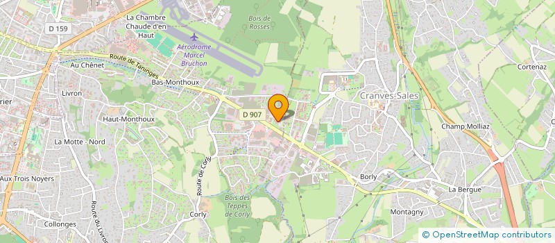 localisation de l'entreprise BG MARIGNY  VETRAZ-MONTHOUX