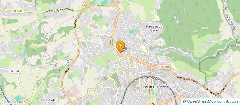 localisation de l'entreprise BG.MECA à VOIRON