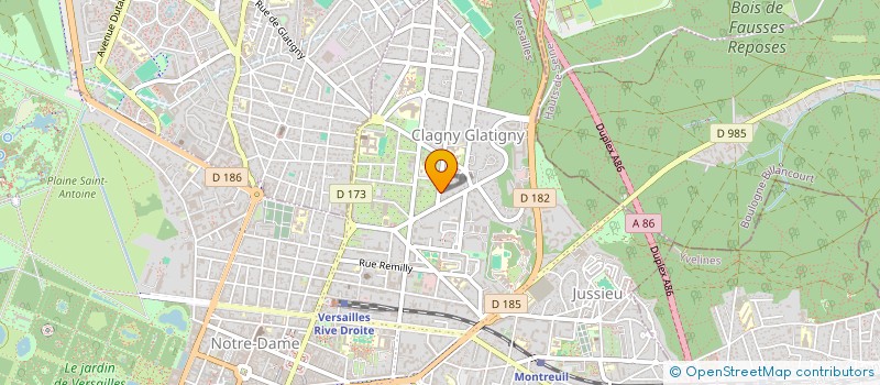 localisation de l'entreprise BG MISEREY  VERSAILLES
