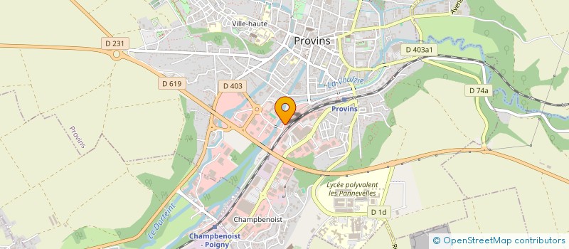 localisation de l'entreprise BG MOTORS  PROVINS