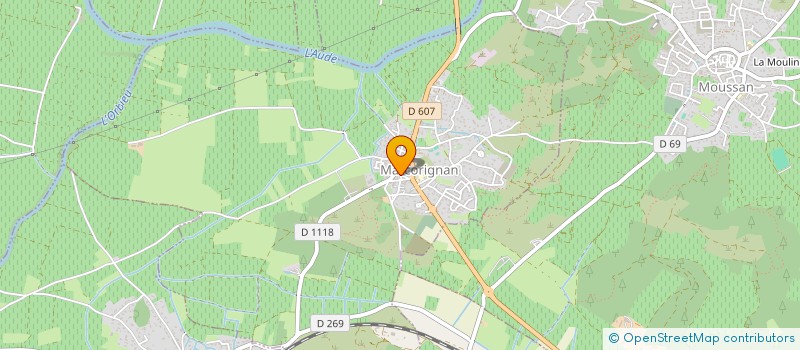 localisation de l'entreprise BG MUSIC 11  SAINT-MARCEL-SUR-AUDE