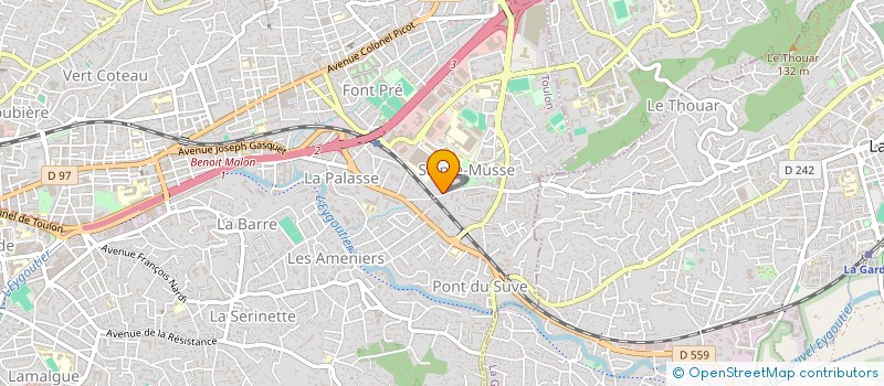 localisation de l'entreprise BG NETPROTECT  TOULON