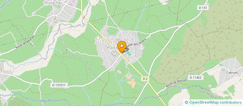 localisation de l'entreprise BG NETTOYAGE SERVICES  PLAISSAN