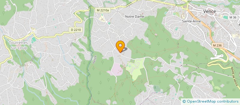 localisation de l'entreprise BG PIERRES à VENCE