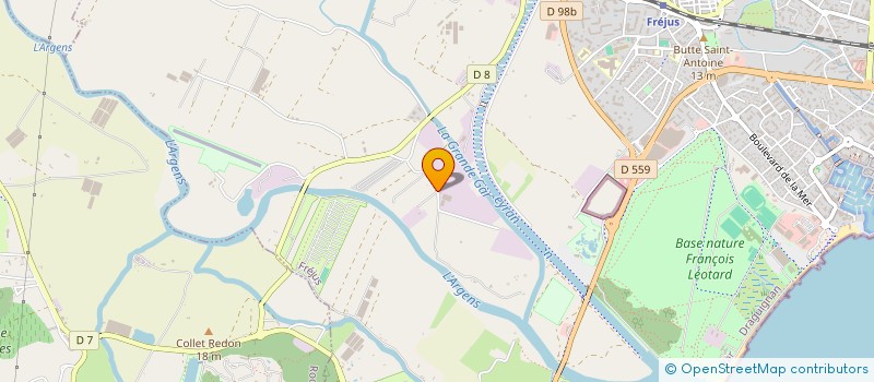 localisation de l'entreprise BG PLAISANCE COTE D'AZUR à FREJUS