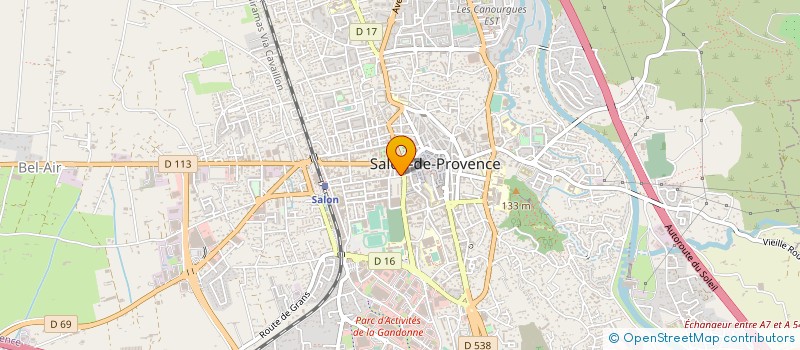 localisation de l'entreprise BG PRODUCTION  SALON-DE-PROVENCE