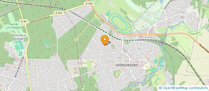 localisation de l'entreprise BG PROPERTY  VILLECRESNES