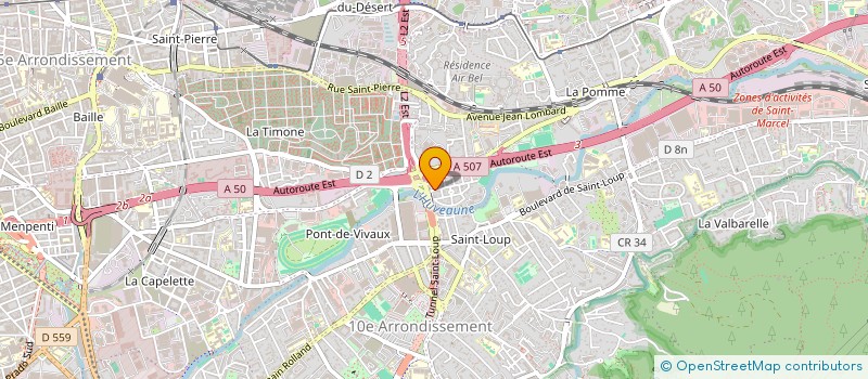 localisation de l'entreprise BG RENOVATION à MARSEILLE 10EME