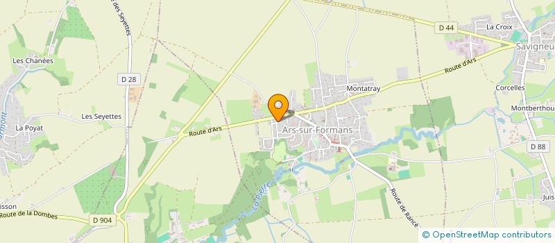 localisation de l'entreprise BG RH CONSULTING  ARS-SUR-FORMANS