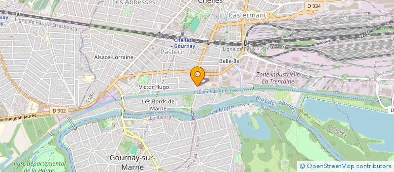 localisation de l'entreprise BG RISK ADVISORS à CHELLES