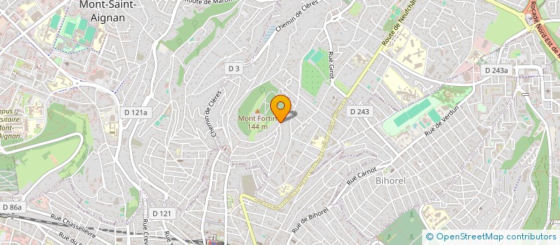 localisation de l'entreprise BG - ROTOR CLUB à BOIS-GUILLAUME