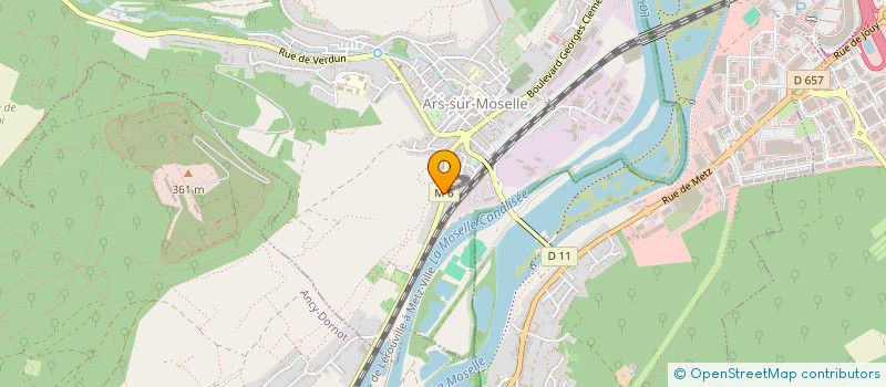 localisation de l'entreprise BG S.A.R.L.  ARS-SUR-MOSELLE