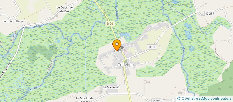 localisation de l'entreprise BG.SA  TRIBEHOU