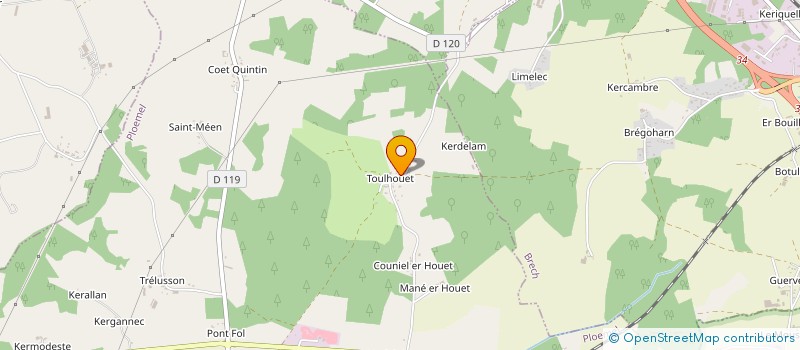 localisation de l'entreprise BG SAILING  PLOEMEL