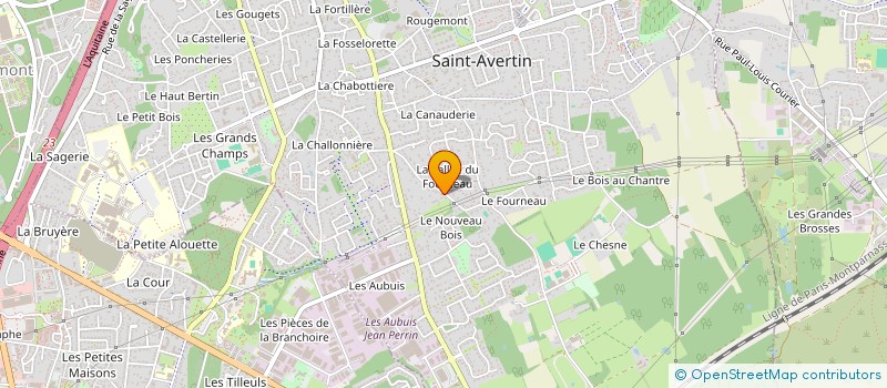 localisation de l'entreprise BG SERVICES  SAINT-AVERTIN