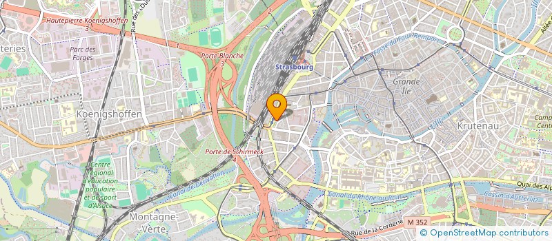 localisation de l'entreprise BG SERVICES à STRASBOURG