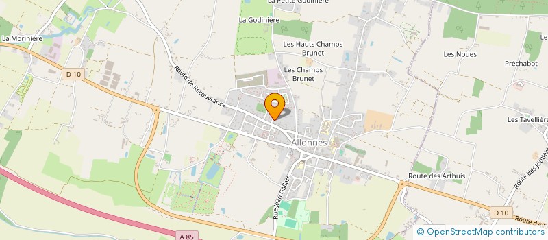 localisation de l'entreprise BG TEAM à ALLONNES