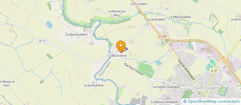 localisation de l'entreprise BG TECH 85  SAINT-FULGENT