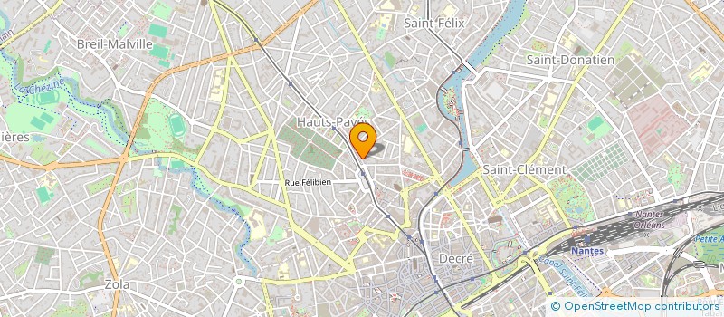 localisation de l'entreprise BG TRAITEUR à NANTES