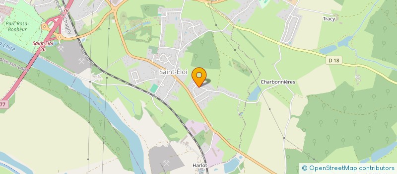 localisation de l'entreprise BG TRANSACTIONS  SAINT-ELOI