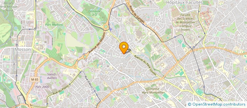 localisation de l'entreprise BG TRANSPORT à MONTPELLIER