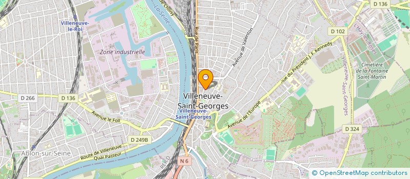 localisation de l'entreprise BG TRANSPORT'S à VILLENEUVE-SAINT-GEORGES