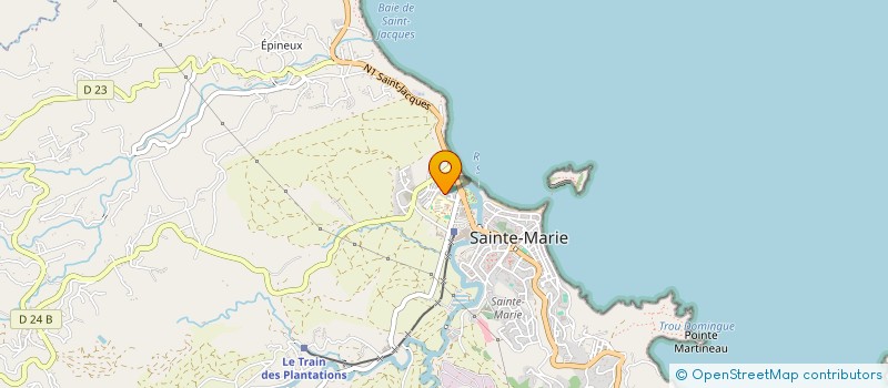 localisation de l'entreprise BG TRANSPORTS 972  SAINTE-MARIE