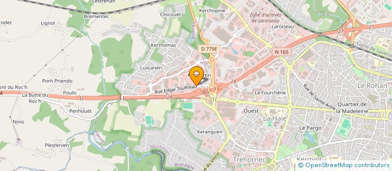 localisation de l'entreprise BG VANNES  PLOEREN