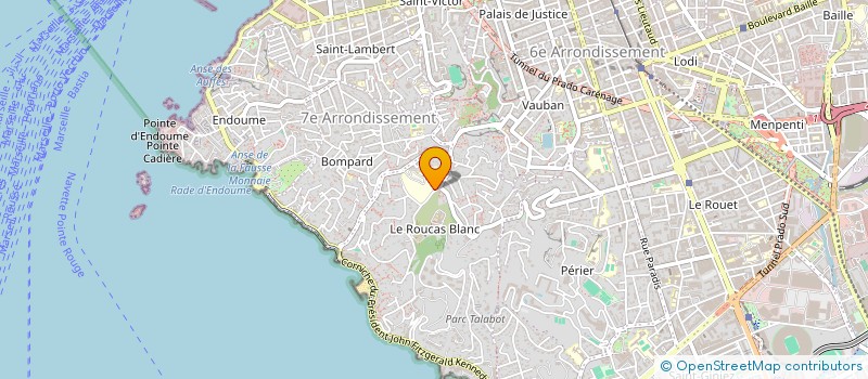 localisation de l'entreprise BG VERMONT à MARSEILLE