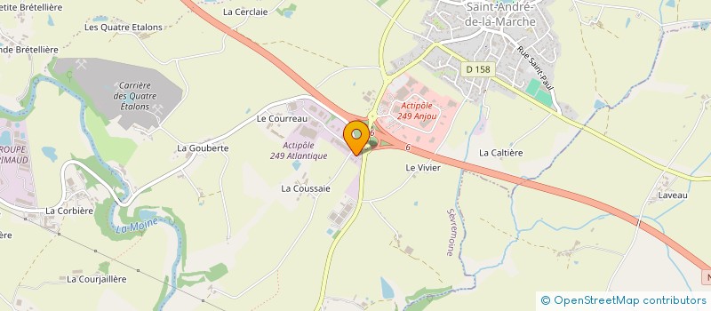 localisation de l'entreprise BG VOLETS SERVICES  SEVREMOINE