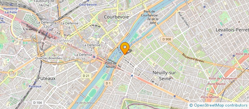 localisation de l'entreprise BG1 à NEUILLY-SUR-SEINE