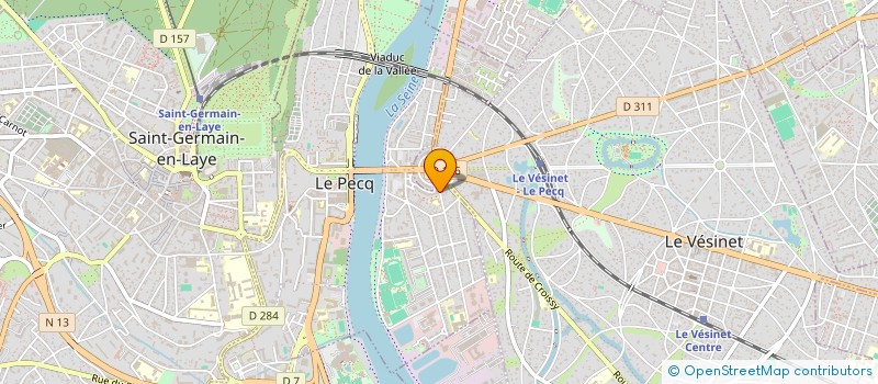 localisation de l'entreprise BG2A  LE PECQ