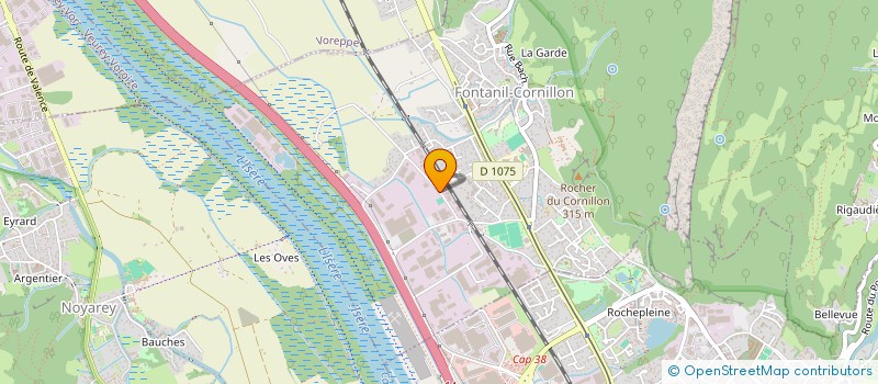 localisation de l'entreprise BG2M  MOIRANS