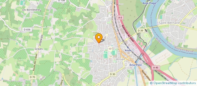 localisation de l'entreprise BG2M  BRON