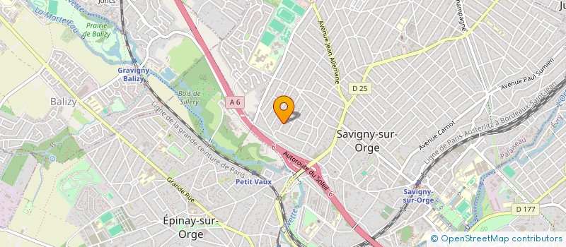 localisation de l'entreprise BG2M PLOMBERIE à SAVIGNY-SUR-ORGE